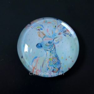 Aimant magnet biche pastel chinook spirit