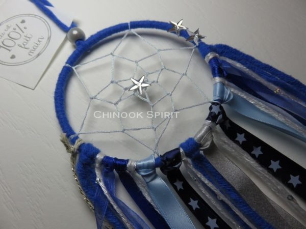 Attrape reves bleu etoiles turquoise chinook spirit 4101