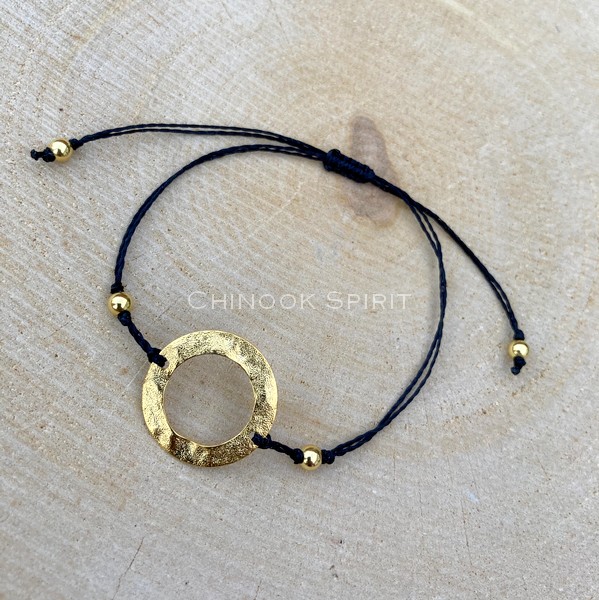 Bracelet anneau or Chinook Spirit 3986