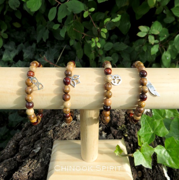 Bracelets perles et pierres naturelles Lui Chinook Spirit 5214