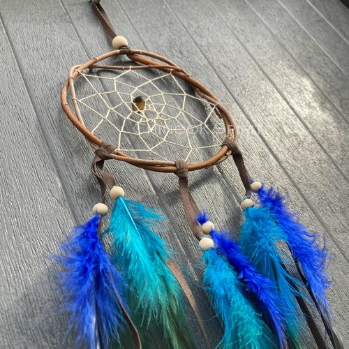 Attrape reves Natif bleu et Turquoise Lagon Chinook Spirit