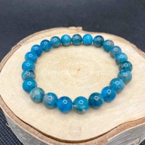 Bracelet Apatite 23 perles Chinook Spirit