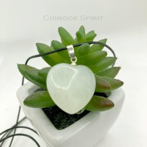 Pendentif Coeur en jade 10€ Chinook Spirit