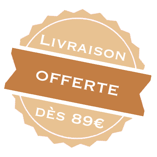 LIVRAISON OFFERTE DÈS 89€