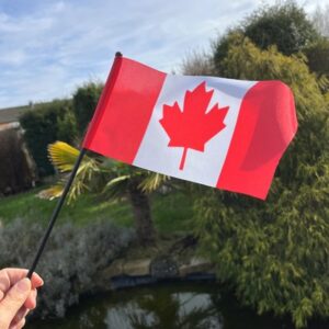 Drapeau Canada au vent tissu Chinook Spirit